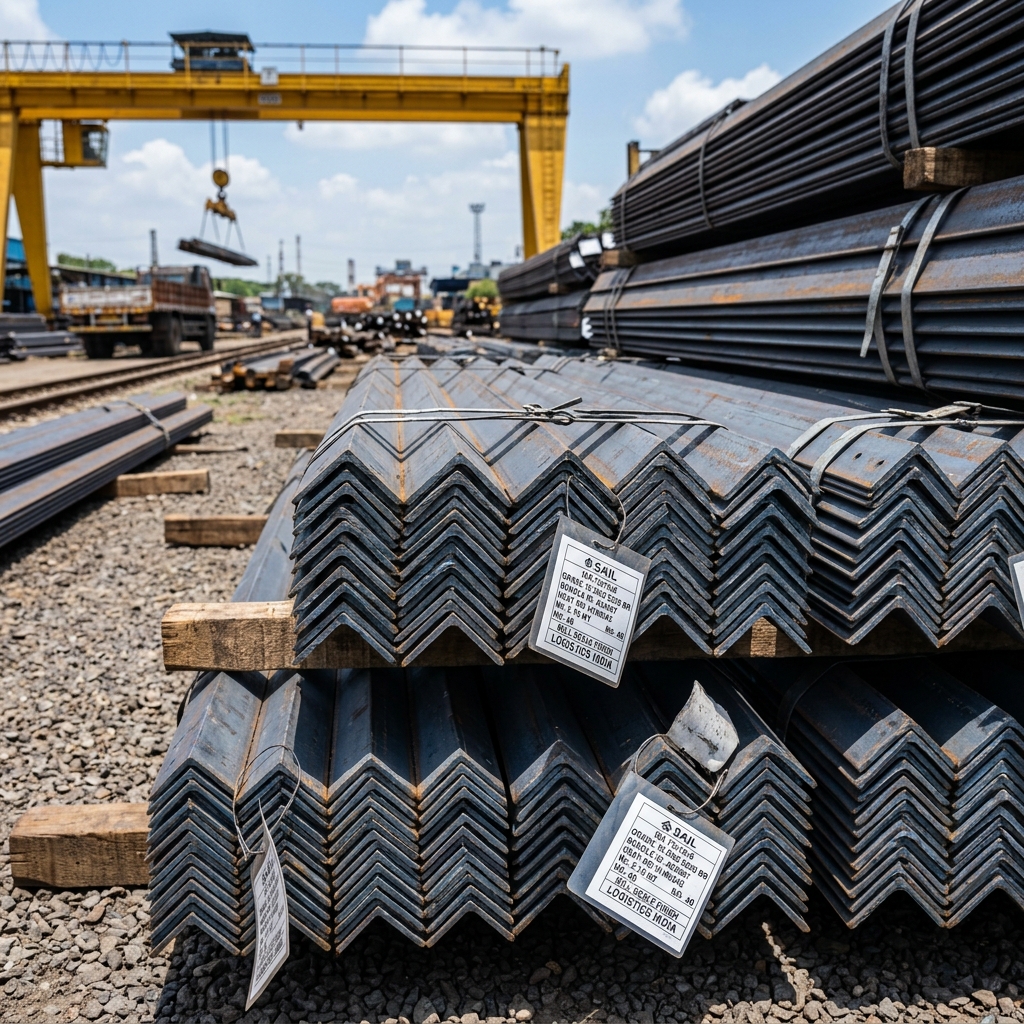 Mild Steel Angles (Equal & Unequal Angles) certified dimensions and quality inspection - giangle.in